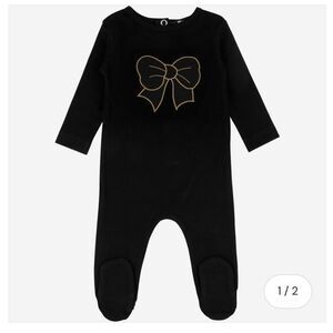 Noggi Baby Girls Puffy Bow Cotton Stretchie